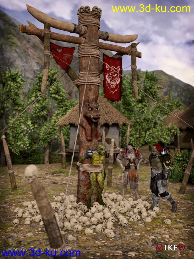 MD The Orc Village模型的图片4