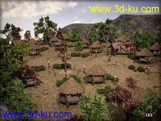 3D打印模型MD The Orc Village的图片