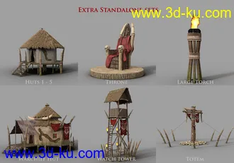 3D打印模型MD The Orc Village的图片