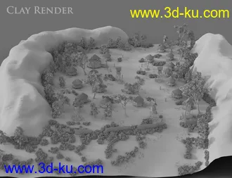 3D打印模型MD The Orc Village的图片