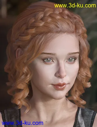 3D打印模型Mercedes Hair for Genesis 3 and 8 Female(s)的图片