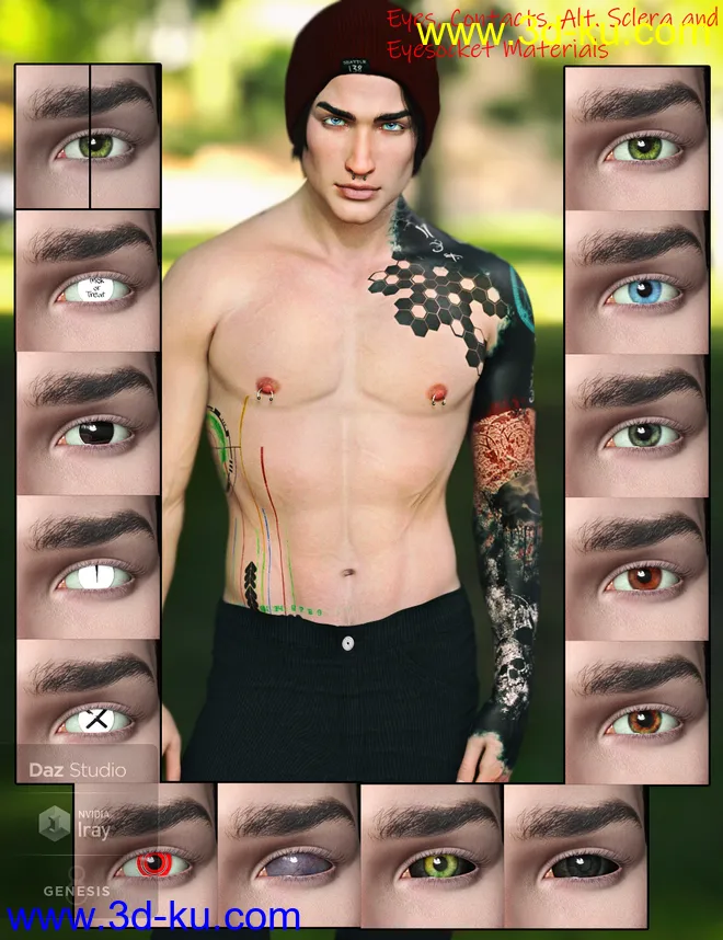 Mikhail for Genesis 8 Male模型的图片2