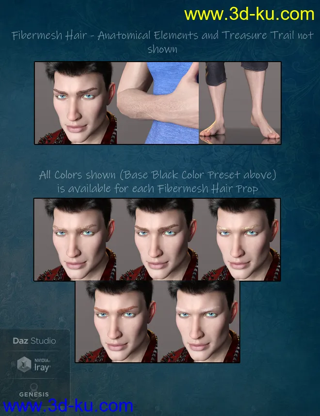 Mikhail for Genesis 8 Male模型的图片3