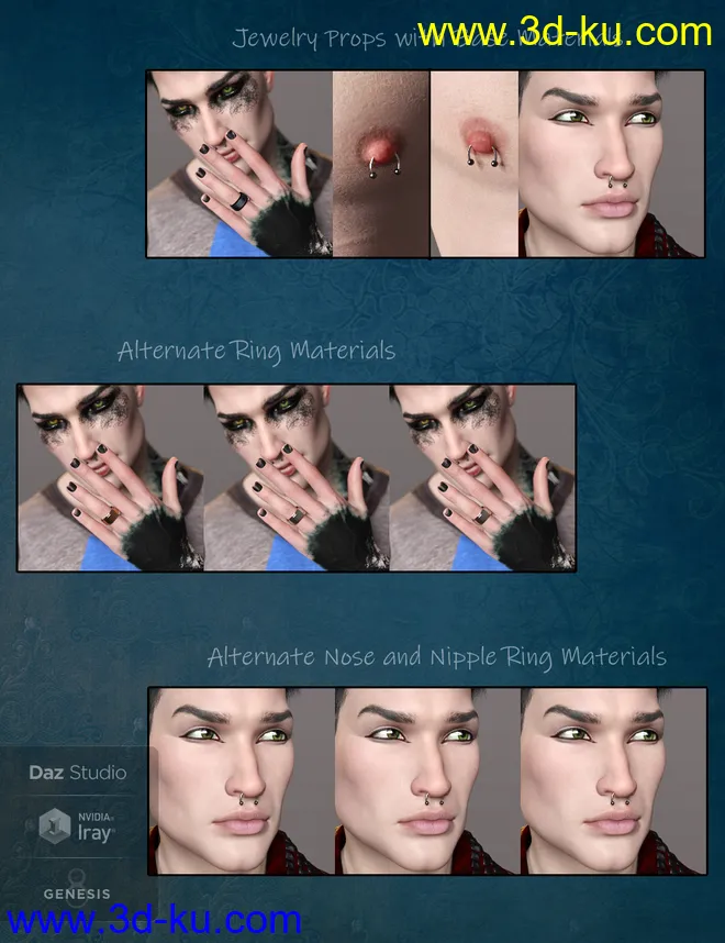 Mikhail for Genesis 8 Male模型的图片4