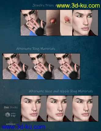 3D打印模型Mikhail for Genesis 8 Male的图片