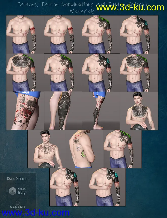 Mikhail for Genesis 8 Male模型的图片10