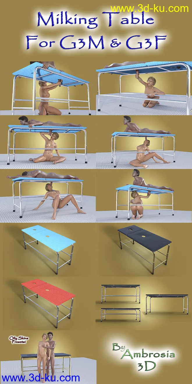 Milking Table模型的图片1