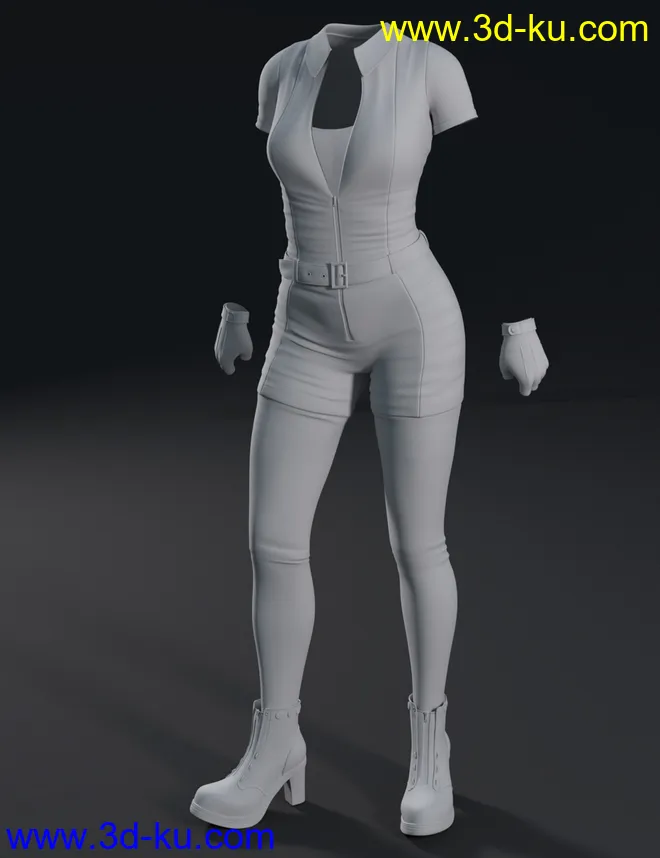 Miss Mecha Outfit for Genesis 8 Female(s)模型的图片2