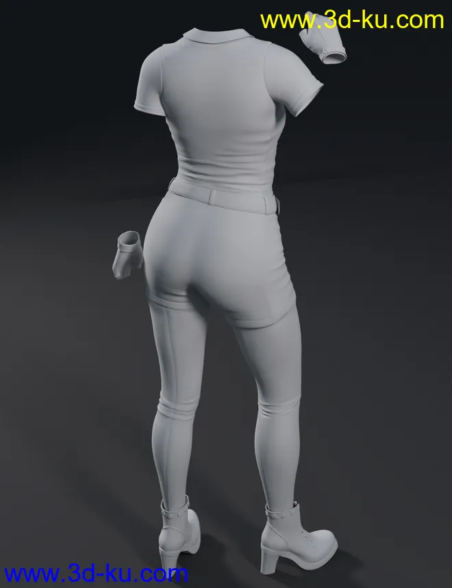 Miss Mecha Outfit for Genesis 8 Female(s)模型的图片3