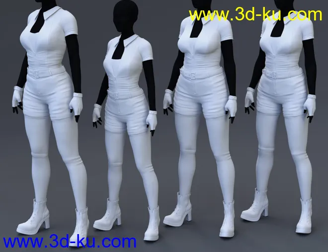 Miss Mecha Outfit for Genesis 8 Female(s)模型的图片4