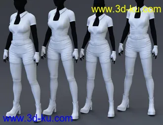 3D打印模型Miss Mecha Outfit for Genesis 8 Female(s)的图片