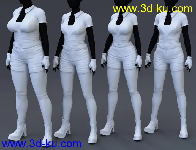 Miss Mecha Outfit for Genesis 8 Female(s)模型的图片7