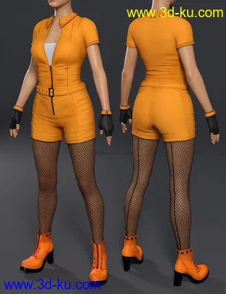 3D打印模型Miss Mecha Outfit for Genesis 8 Female(s)的图片