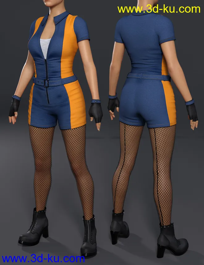 Miss Mecha Outfit for Genesis 8 Female(s)模型的图片10