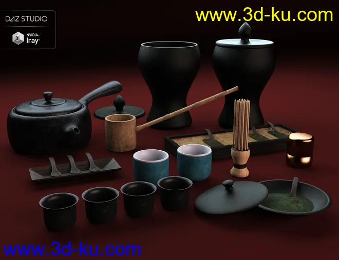 Modern Tea Room模型的图片3