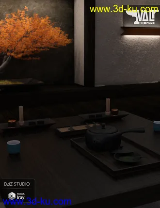 3D打印模型Modern Tea Room的图片