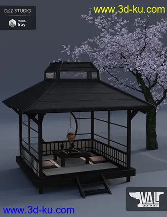 3D打印模型Modern Tea Room的图片