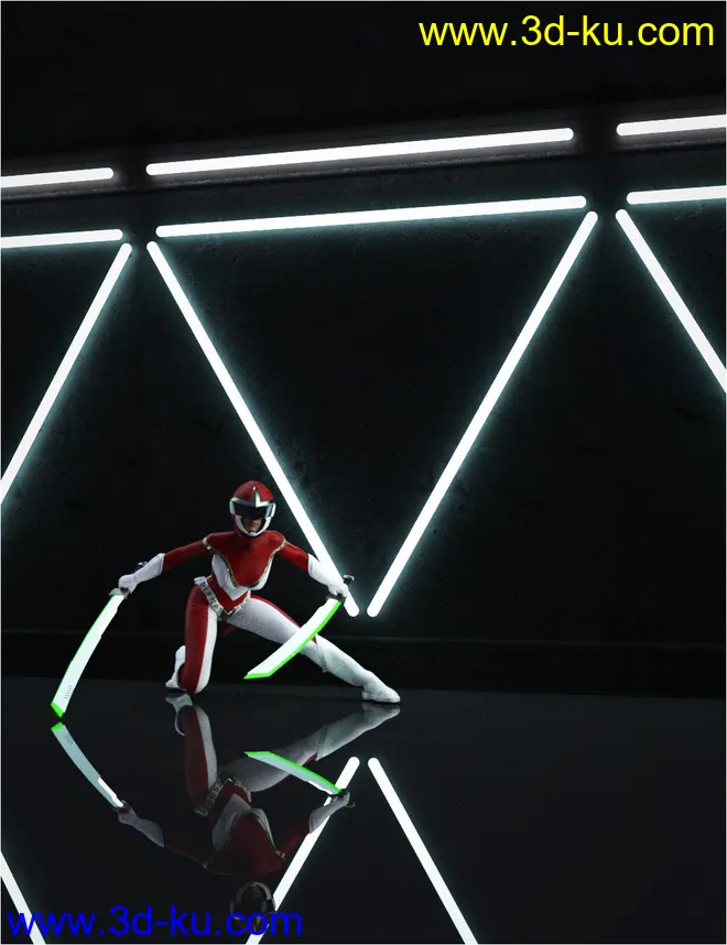 Modular Sci-Fi Wall Lights模型的图片5