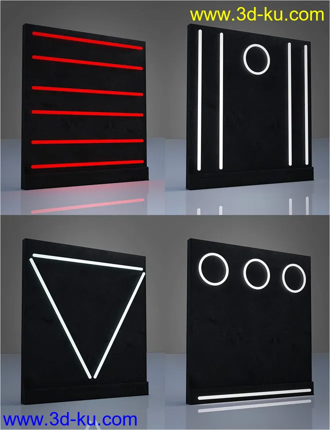 Modular Sci-Fi Wall Lights模型的图片11