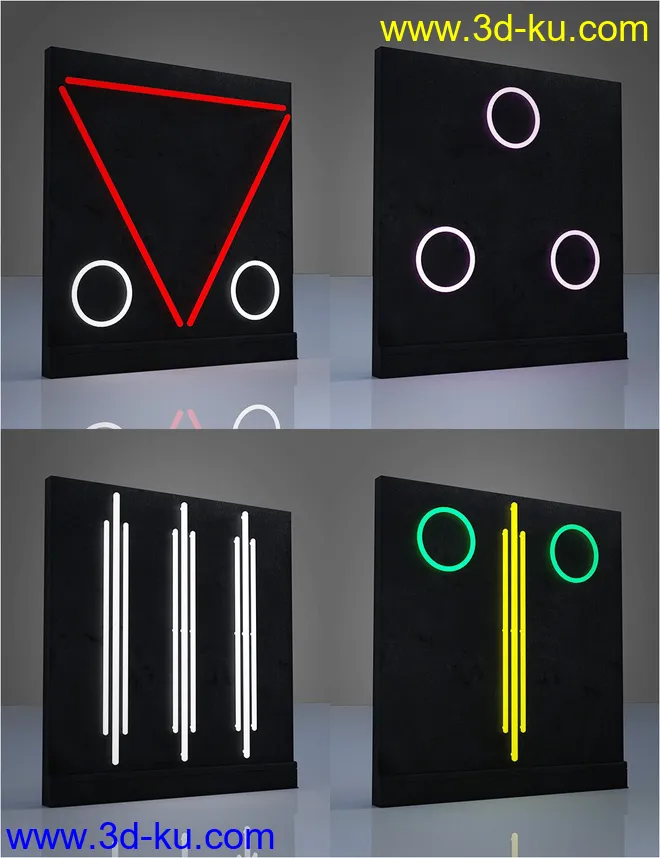 Modular Sci-Fi Wall Lights模型的图片12