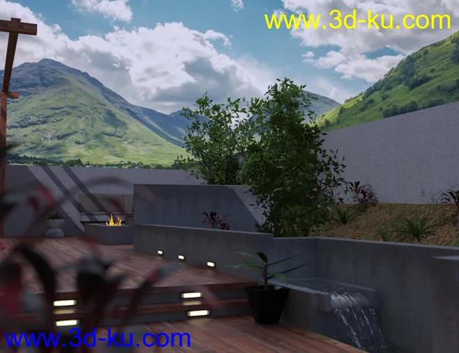 MountainScapes Backdrops Volume 4模型的图片3