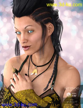 3D打印模型Mst Calli for Genesis 3 Female的图片