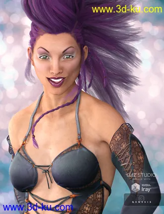 3D打印模型Mst Calli for Genesis 3 Female的图片