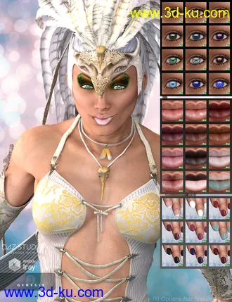 3D打印模型Mst Calli for Genesis 3 Female的图片