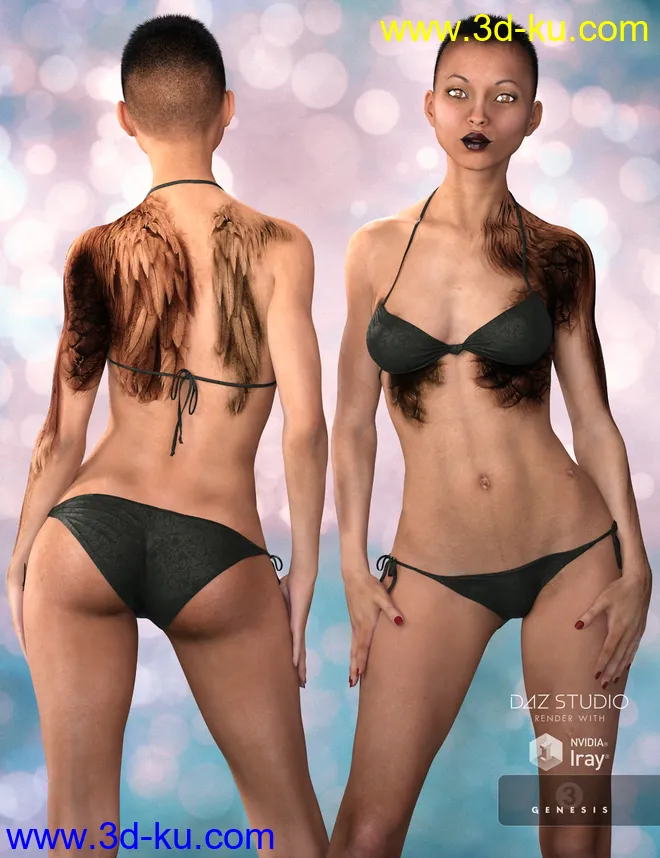 Mst Calli for Genesis 3 Female模型的图片7