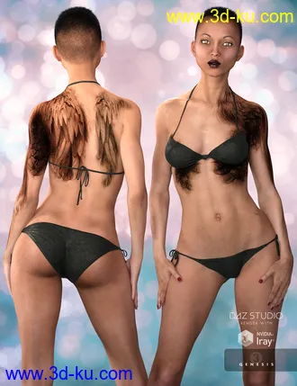 3D打印模型Mst Calli for Genesis 3 Female的图片