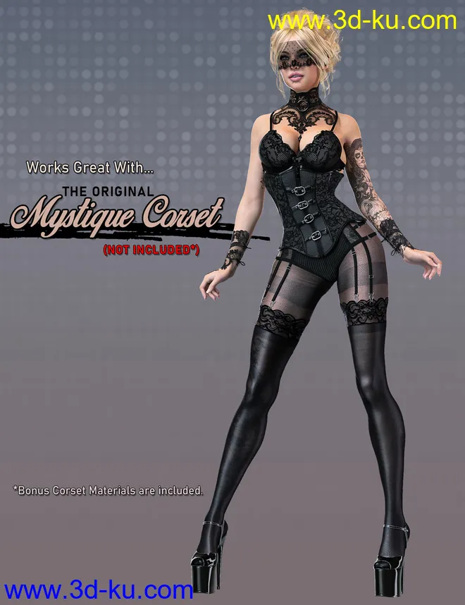 Mystique 2 for Genesis 8 Female(s)模型的图片2