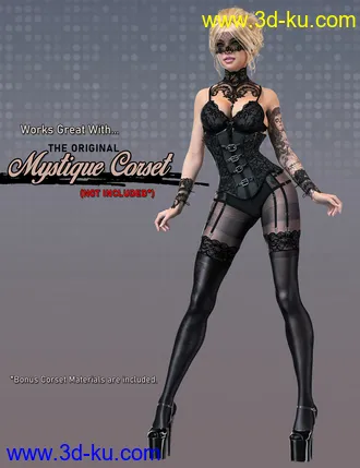 3D打印模型Mystique 2 for Genesis 8 Female(s)的图片
