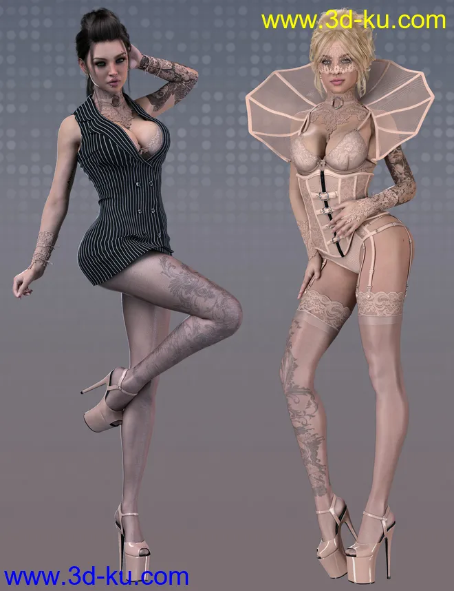 Mystique 2 for Genesis 8 Female(s)模型的图片4