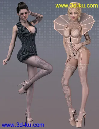 3D打印模型Mystique 2 for Genesis 8 Female(s)的图片