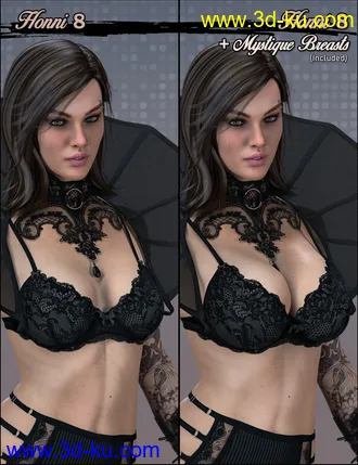 3D打印模型Mystique 2 for Genesis 8 Female(s)的图片