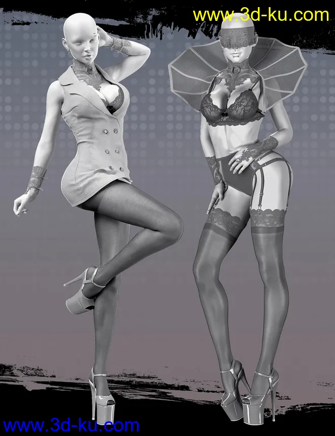 Mystique 2 for Genesis 8 Female(s)模型的图片13