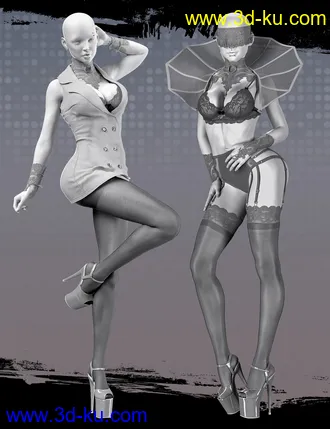 3D打印模型Mystique 2 for Genesis 8 Female(s)的图片