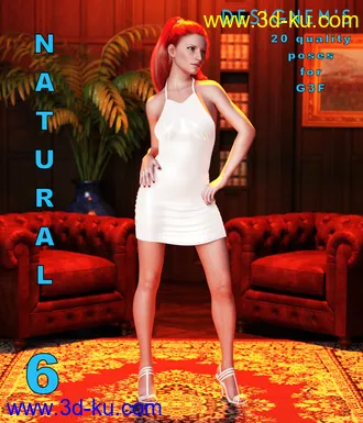 3D打印模型Natural 6 poses for G3F的图片