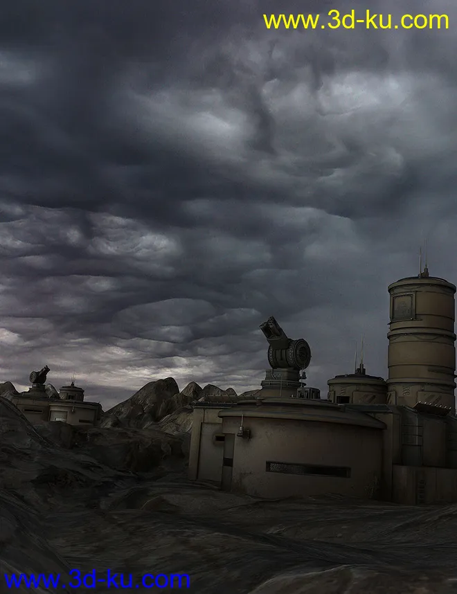 Orestes Iray HDRI Skydomes - Angry Heavens模型的图片5