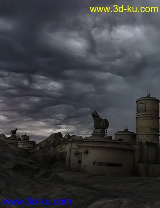 3D打印模型Orestes Iray HDRI Skydomes - Angry Heavens的图片