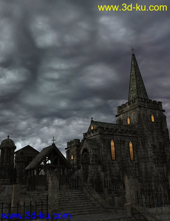 Orestes Iray HDRI Skydomes - Angry Heavens模型的图片6