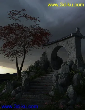 3D打印模型Orestes Iray HDRI Skydomes - Angry Heavens的图片