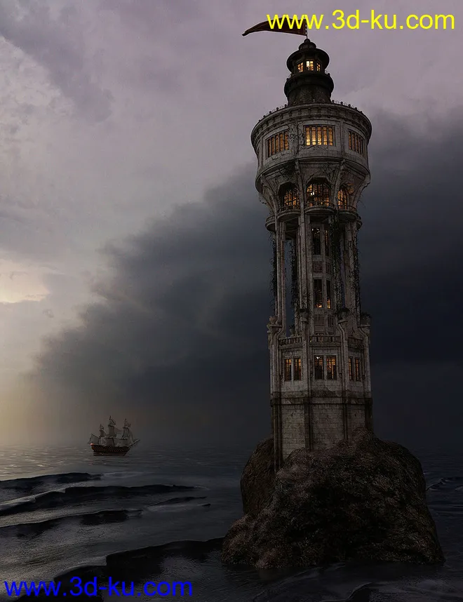 Orestes Iray HDRI Skydomes - Angry Heavens模型的图片10