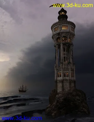 3D打印模型Orestes Iray HDRI Skydomes - Angry Heavens的图片