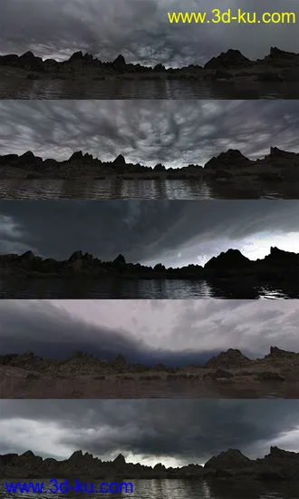 3D打印模型Orestes Iray HDRI Skydomes - Angry Heavens的图片