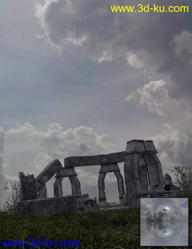 Orestes Iray HDRI Skydomes - Brooding模型的图片3