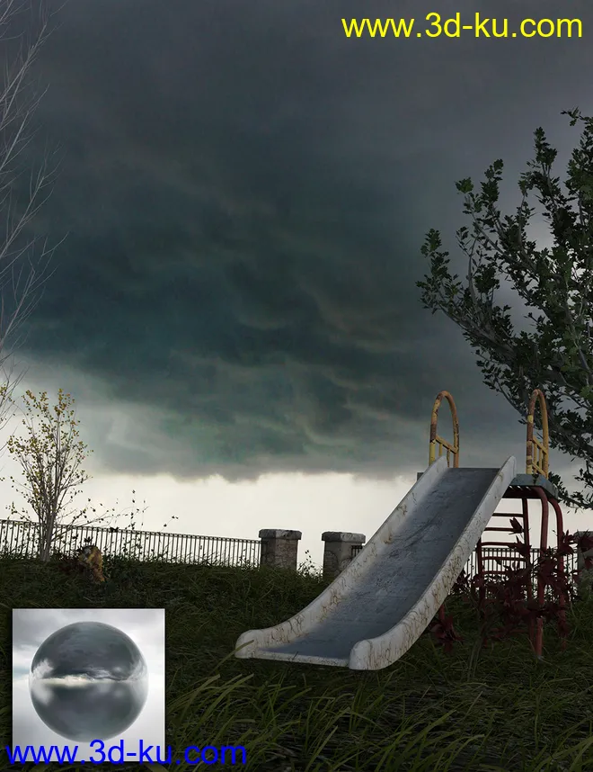 Orestes Iray HDRI Skydomes - Brooding模型的图片5