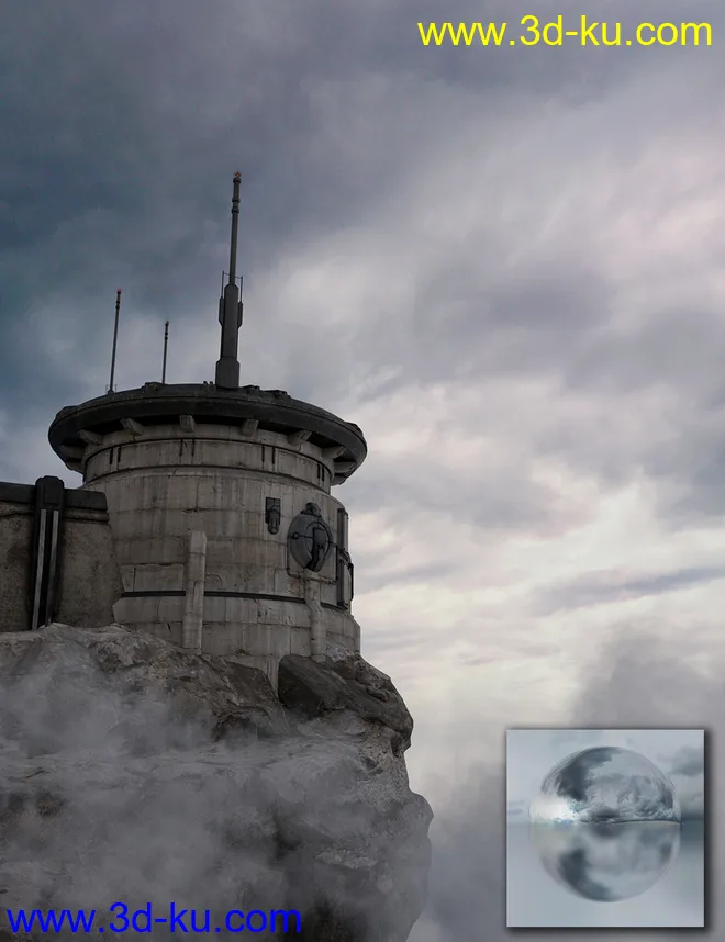 Orestes Iray HDRI Skydomes - Brooding模型的图片7