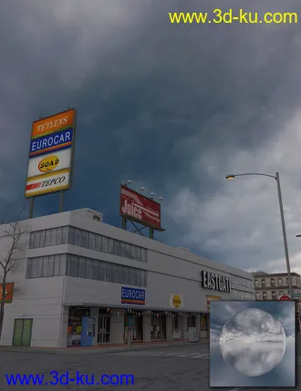 3D打印模型Orestes Iray HDRI Skydomes - Brooding的图片