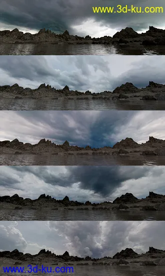 3D打印模型Orestes Iray HDRI Skydomes - Brooding的图片